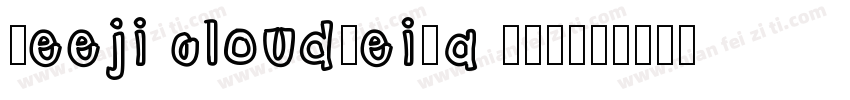 Reeji cloudHeiDa GBK字体转换